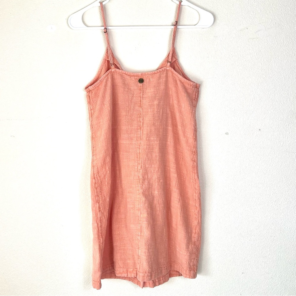 Rip Curl “Classic Surf Dress” coral spaghetti strap mini dress size small - Picture 6 of 8